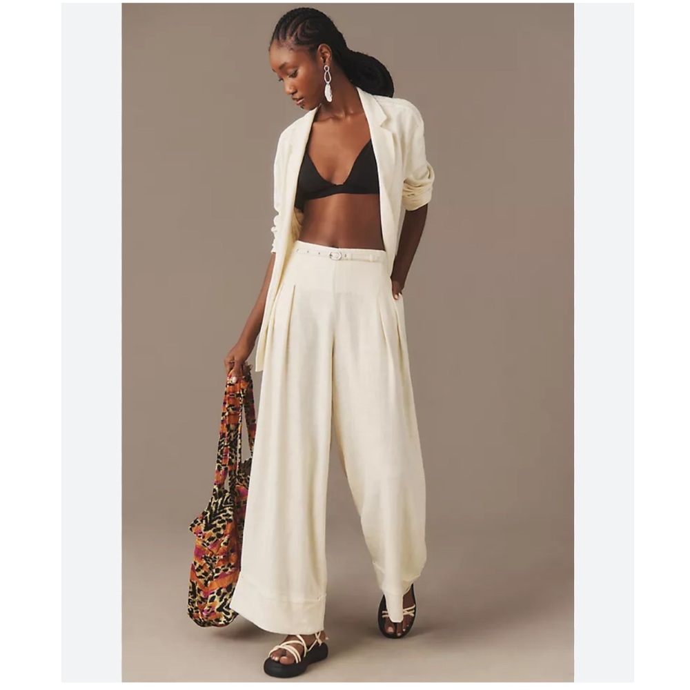 Linen City Beach Trouser Pants
By Anthropologie
NWWT
Color - Ivory - Picture 2 of 7